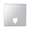Simon 82 Detail Алюминий Накладка Розетки ТЛФ 1-ой