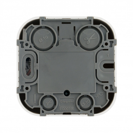 Legrand Quteo Белый Адаптер для 1 или 2 роз. RJ45 Keystone