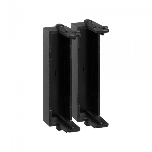 DKC Avanti Черный матовый Комплект заглушек 05 модуля 2 штуки