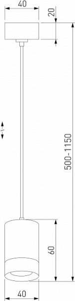 Подвесной светильник 50248/1 LED/ хром Eurosvet Piccolo
