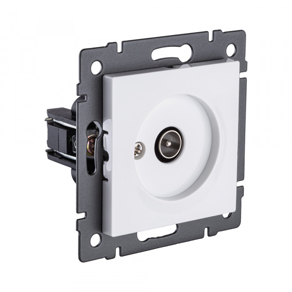 Розетка TV (папа), белый Kollinger REA-007WH для Aspekt, Eleganz, Reflex