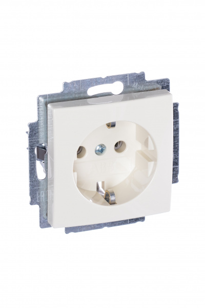 ABB BJB Basic 55 Беж Розетка с/з