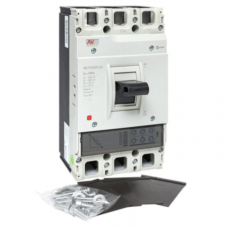 EKF  AVERES Автоматический выключатель AV POWER-3/3 630А 100kA ETU2.0