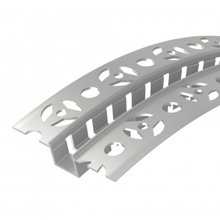 Arlight Профиль FANTOM-BENT-W12-TOP-2000 ANOD (Алюминий)