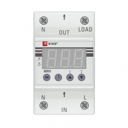 EKF PROxima Реле напряжения с дисплеем MRV 25A