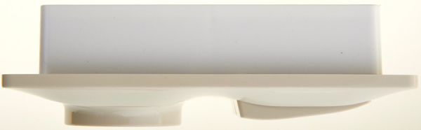 SE Glossa Беж Блок: розетка с/з со шторками и 2-кл. выключатель с подсветкой