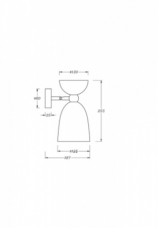 Настенный светильник (бра) MOD113WL-01W Maytoni Cloches