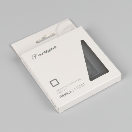 Arlight Рамка стеклянная FRM-OMALI-GS-1-GR (-)