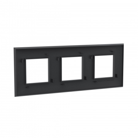 DKC Avanti Черный матовый Рамка 6 модулей
