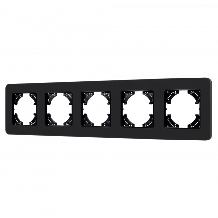 Arlight Рамка стеклянная FRM-OMALI-SFGS-5-BK (-)