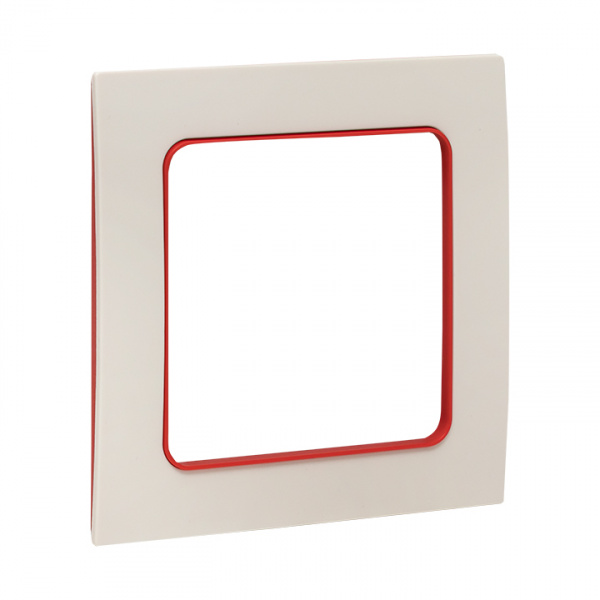 EKF PROxima Стокгольм Белый Линия красная Рамка 1-ая