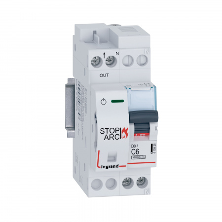 Legrand УЗДП DX3 Stop Arc 1P+N C6A 6000A (c авт. выключателем)
