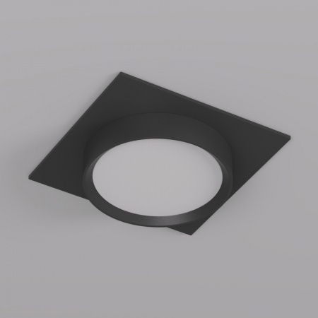 DK2091-BK Встраиваемый светильник FLAT, IP 20, до 15 Вт, GX53, LED, черный, алюминий
