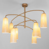 Люстра в стиле лофт 70137/8 латунь Eurosvet Omber