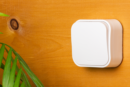 Legrand Quteo Белый Выключатель 1-клавишный 10А