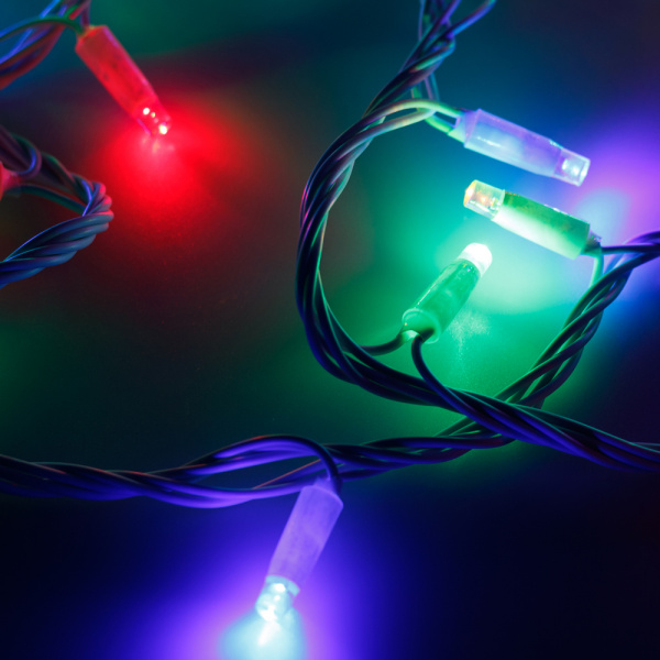 Arlight Светодиодная гирлянда ARD-STRING-PRO-10000-WHITE-100LED-LIVE RGB (230V, 7W) (Ardecoled, IP65)