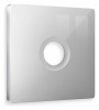 Лицевая панель ALFA (Серебро глянец) для TV розетки QUANT AP4130
