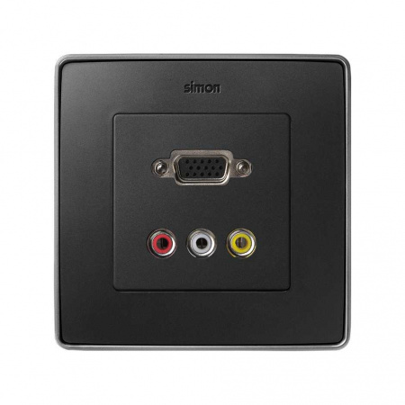 Simon 82 Detail Графит Накладка на механизм 7500092-039