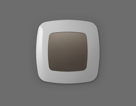 Лицевая панель OMEGA (Темная бронза матовый) заглушка для суппорта QUANT OP6460