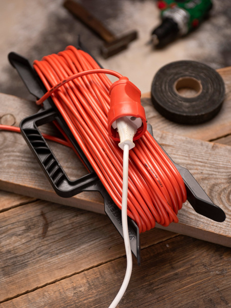 EKF PROxima Удлинитель на рамке "Зевс 2.0" 30м без заземления ПВС 2*0,75 10А/2,3кВт