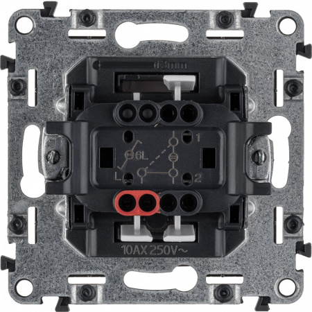 Legrand Valena ALLURE DIY Бел Переключатель 1-клавишный с подсветкой 10А 250В