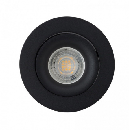 DK2018-BK Встраиваемый светильник, IP 20, 50 Вт, GU10, черный, алюминий
