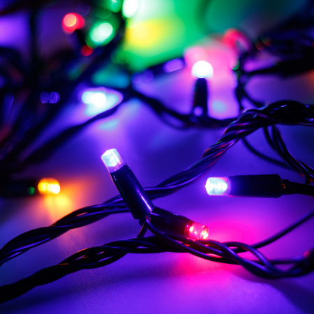 Arlight Светодиодная гирлянда ARD-STRING-PRO-10000-GREEN-100LED-LIVE RGB (230V, 7W) (Ardecoled, IP65)