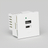 Donel USB зарядное устройство, 4.2A , Type A + C, 2 мод., бел. (45х45мм), DUSB4200WCF