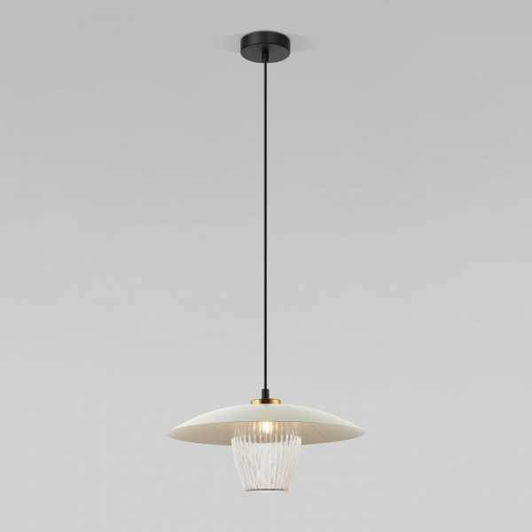 Подвесной светильник 50259/1 белый/прозрачный Eurosvet Kamari