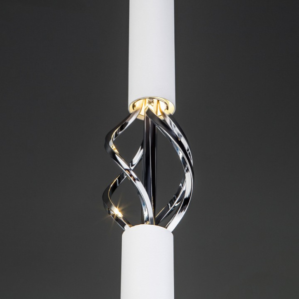 Подвесной светильник 50191/1 LED белый / хром Eurosvet Lance