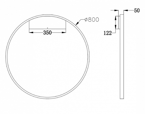 Настенный светильник (бра) MOD058WL-L50BS4K Maytoni Rim