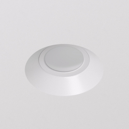 DK2081-WH Встраиваемый точечный светильник для натяжных ПВХ потолков INVIZ, IP 20, до 9 Вт, GU10, LED, белый, ABS-пластик