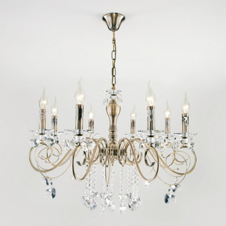 Подвесная люстра 10104/8 античная бронза Eurosvet Ravenna