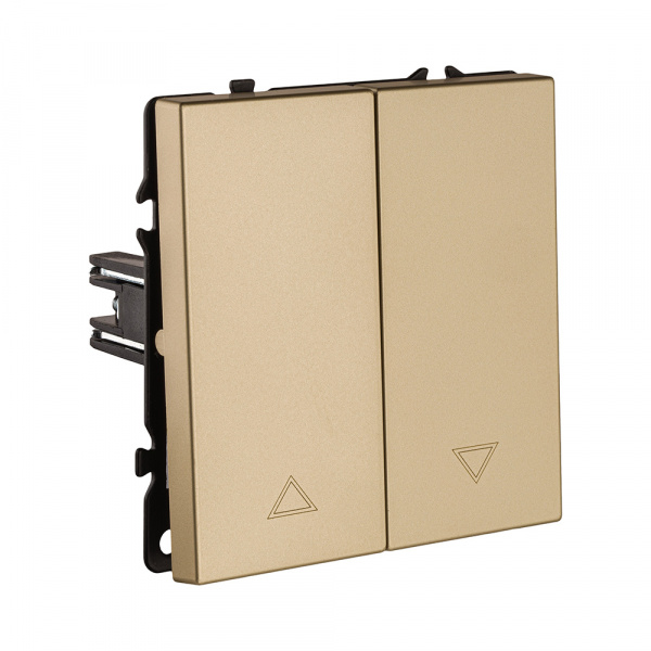 Механизм управления жалюзи 2-клавишный, золотой Kollinger Eclipse EC-013GD