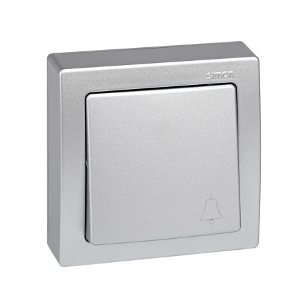 Simon 73 loft Алюминий Накладка на кнопочный выключатель "звонок",S73Wood