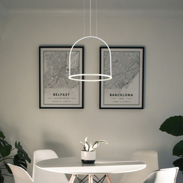 Подвесной светильник 90322/1 белый Eurosvet Over