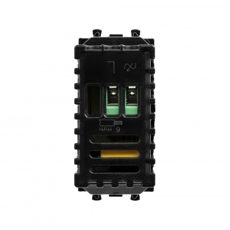 DKC Avanti Черный квадрат Диммер поворотный 16A 1 модуль