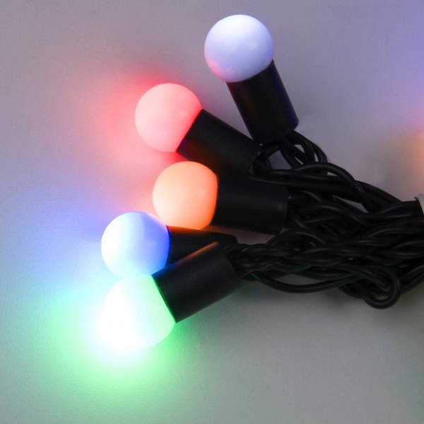 Гирлянда нить с мерцанием 20м IP65 400-104 мульти Eurosvet 400-104