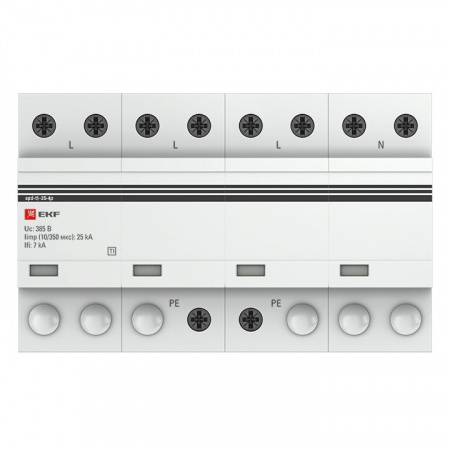 EKF PROxima Устройство защиты от импульсных перенапряжений Тип 1 Iimp 25kA (10/350?s) 4P