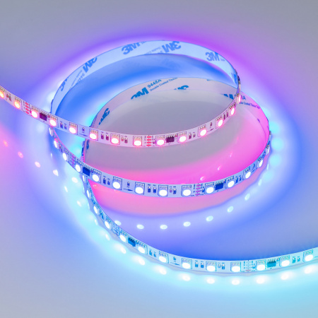 Arlight Лента DMX-B72-10mm 24V RGB-PX6 (16 W/m, IP20, 5060, 5m) (бегущий огонь)