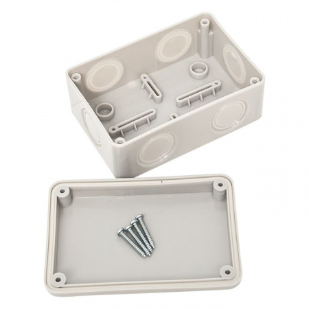 EKF PROxima Коробка распаячная КМР-050-048 пылевлагозащитная, 6 мембранных вводов, уплотнительный шнур (120х80х50)