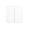 Systeme Electric Systeme Infinity Арктический лед Выключатель с самовозвратом 2-клавишный, 10А