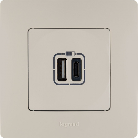 Legrand Etika Слоновая кость Рамка 1-ая
