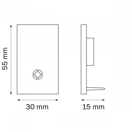 Заглушка Lightstar Barra 505167