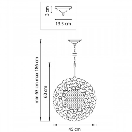 Подвесной светильник Lightstar Verona 727061