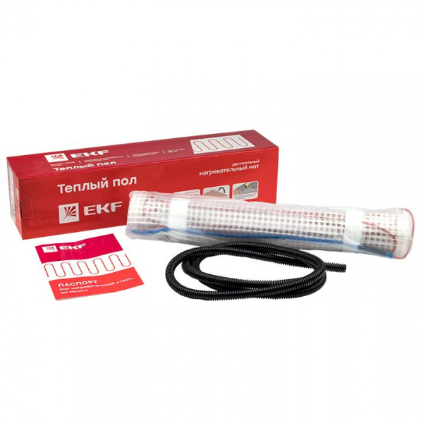 EKF PROxima Мат нагревательный двухжильный "Уют" 6 кв. м. 900 Вт