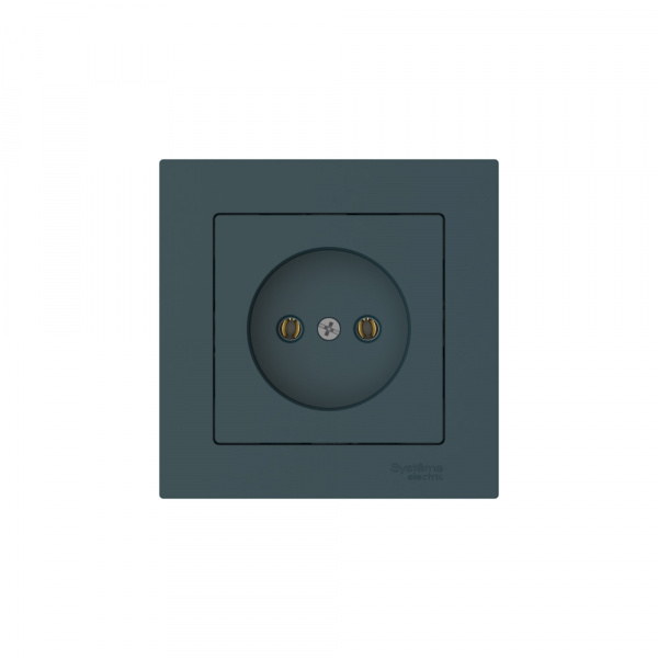 Systeme Electric AtlasDesign Изумруд Розетка без заземления, 16А, в сборе, быстрозажим. клем.