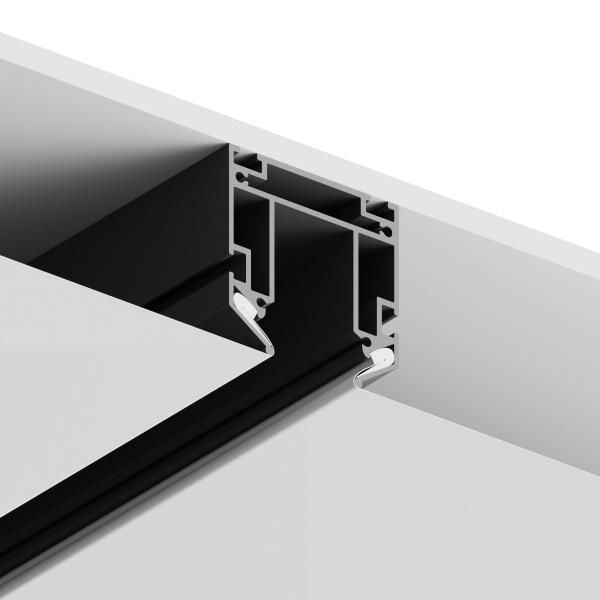Шинопровод под натяжной потолок ElDeko HSBL_0072, 48В-1м, чёрный