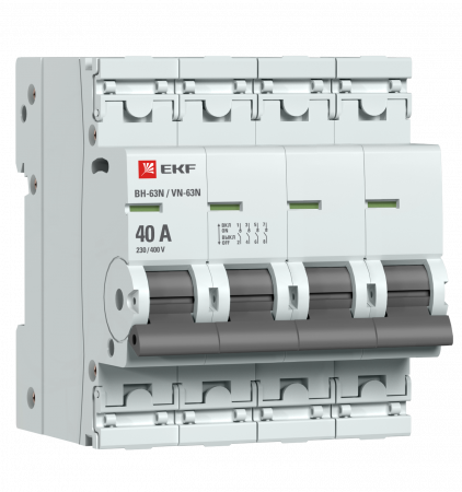 EKF Выключатель нагрузки 4P 40А ВН-63N PROxima