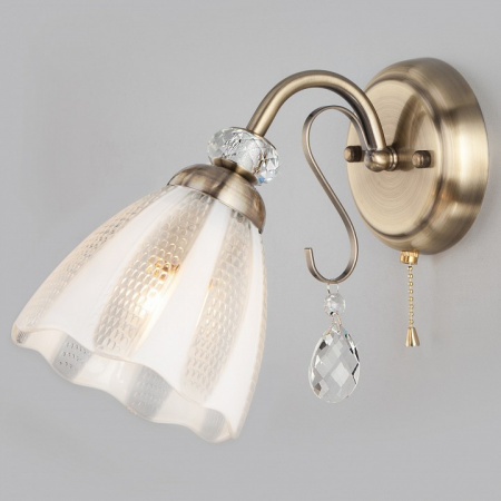 Настенный светильник 30155/1 античная бронза Eurosvet Floranse